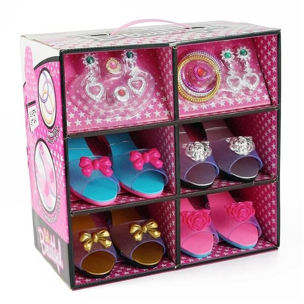 Azimport PS003 Princess Dress Up & Play Shoe & Jewelry Boutique Collection PS003 - main